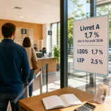 Le taux du Livret A porté à 1,7 % à compter du 1er août, le LEP maintenu à 2,5 %