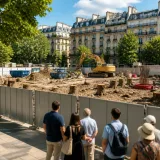 Paris (XVIe) : une vingtaine d'arbres abattus pour construire école, crèche et logements sociaux