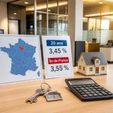 Crédit immobilier en juillet : stabilité nationale, l’Île-de-France se renchérit