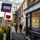 Le marché immobilier britannique reste atone, les prix négatifs et les bailleurs se replient