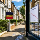 Les prix de l’immobilier au Royaume‑Uni reculent, premier repli en trois ans