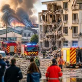 Six morts dans des frappes nocturnes sur Kyïv, des quartiers résidentiels et des infrastructures touchés