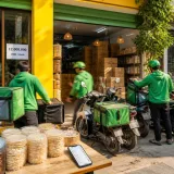 Des stands de galettes de riz payent des loyers élevés grâce aux ventes en ligne et en gros