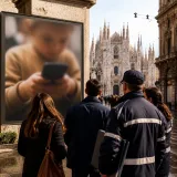 Apple visé en Italie pour une affiche montrant un très jeune enfant tenant un iPhone