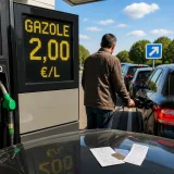 Le gazole repasse au‑dessus de 2 € le litre : une hausse qui pèse sur le budget des Français