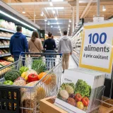 Une coalition réclame la vente à prix coûtant de 100 aliments sains dans les supermarchés