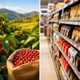 Café: baisse des coûts chez les producteurs, mais les étiquettes restent fermes en magasin