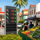 Les prix reculent en juin à La Réunion (-0,3 %) tandis que l'inflation annuelle reste modérée