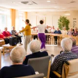 Une chorégraphie improvisée pour stimuler la mémoire et les émotions en maison de retraite