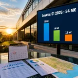 Les levées dans les Alpes-Maritimes bondissent à ~84 M€ au S1 2026 grâce à Median