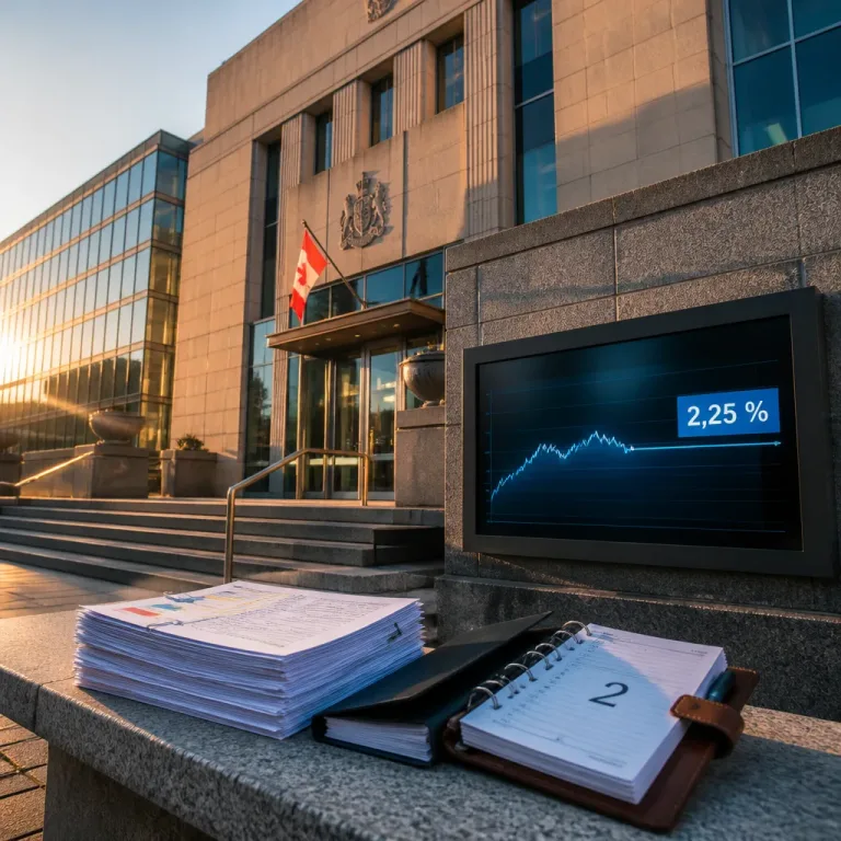 La Banque du Canada maintien son taux à 2,25 % malgré des « signes d'amélioration »