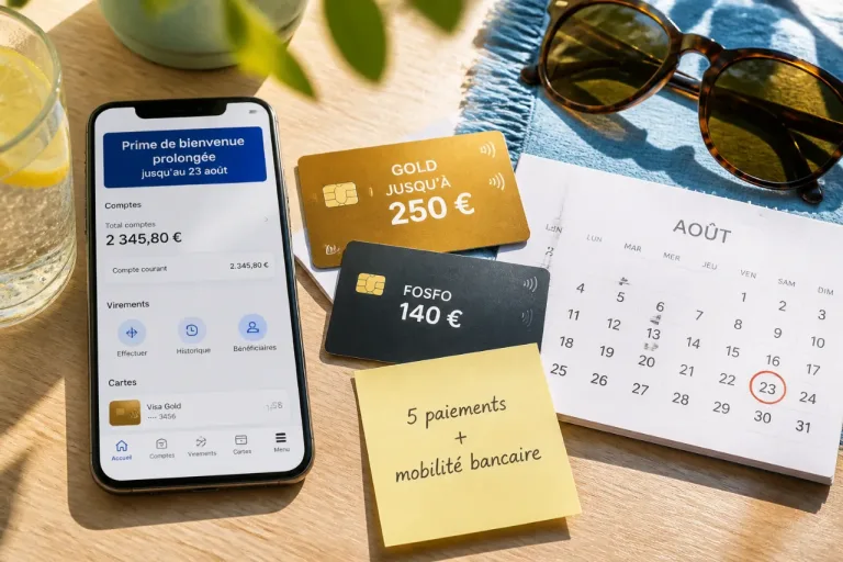 Fortuneo prolonge sa prime de bienvenue estivale jusqu’au 23 août