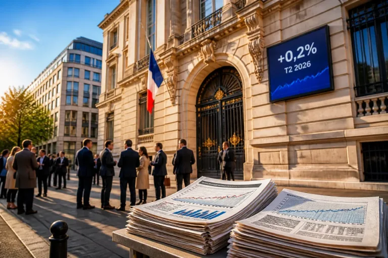 La Banque de France relève sa prévision de croissance au T2 2026 à +0,2% : quelles conséquences pour les banques et les assurés ?