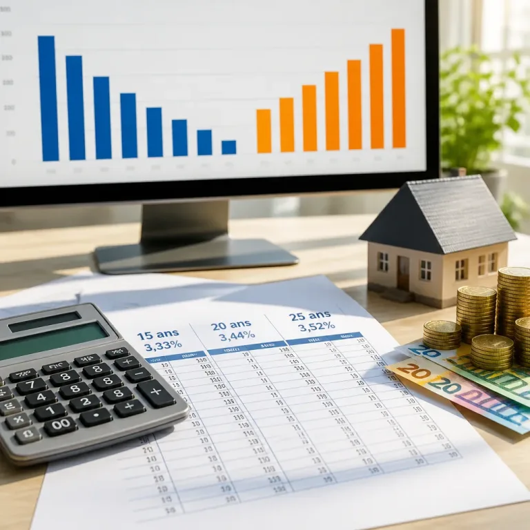 Taux immobiliers en août 2026 : stabilité apparente mais coût creuse avec la durée