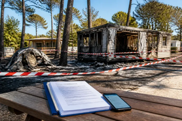 Incendies en camping : ce que couvrent vraiment vos assurances et où se situent les limites