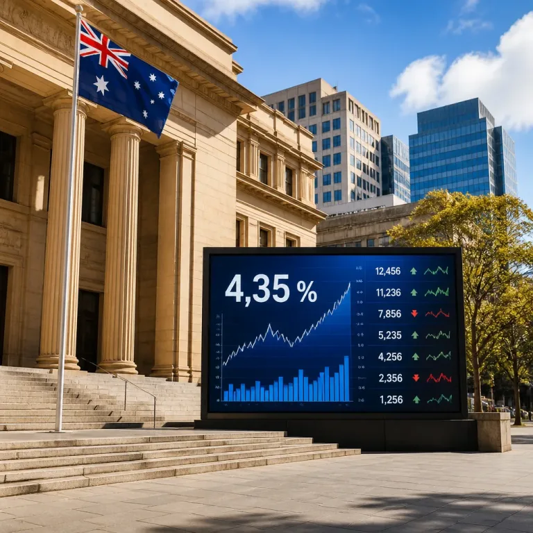 La banque centrale australienne maintient le taux directeur à 4,35 % tout en laissant la porte ouverte à une hausse