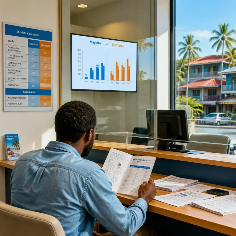 Les frais bancaires à Mayotte restent supérieurs à la métropole, mais les écarts varient fortement