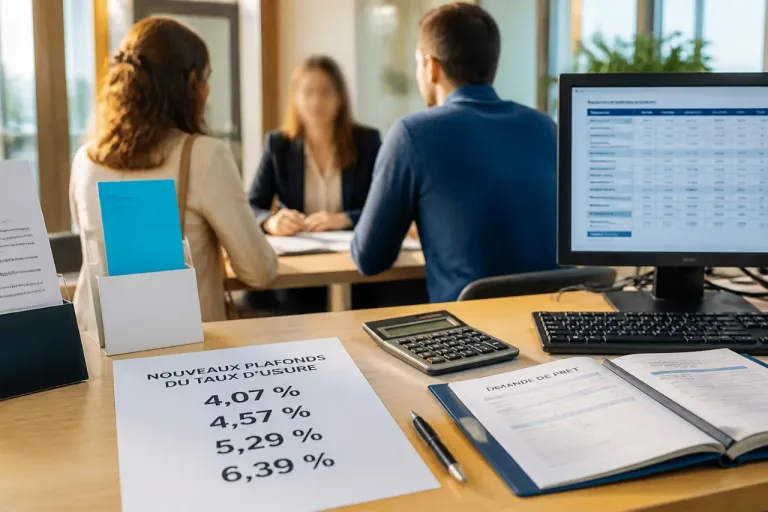 Les plafonds du taux d'usure relevés au 1er juillet 2026 : que change-t‑il pour les emprunteurs ?