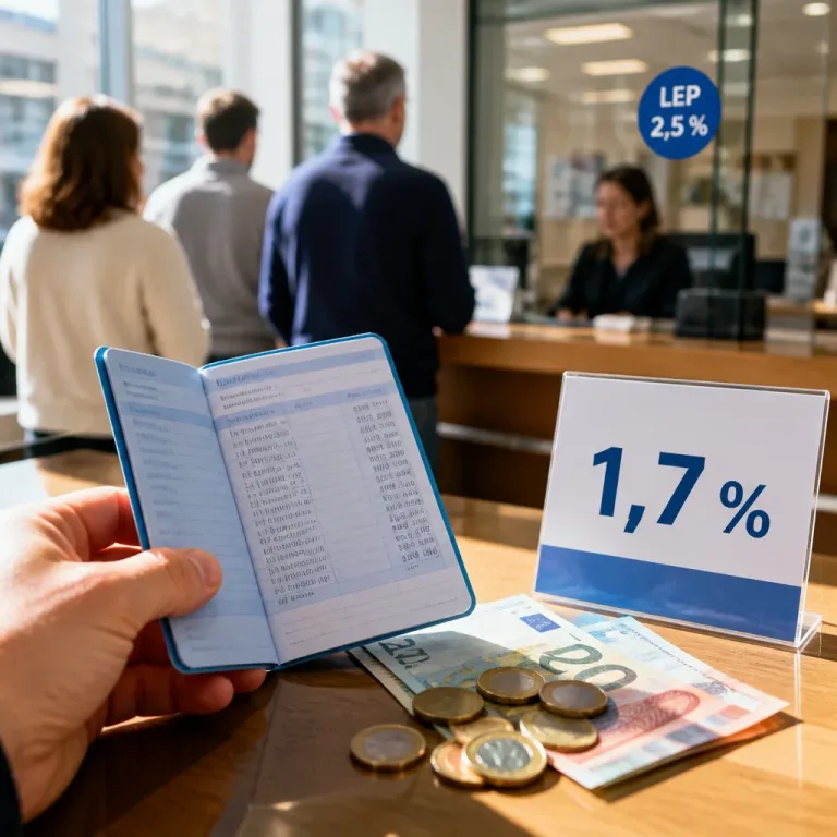 Le Livret A porté à 1,7 % : hausse effective au 1er août, le LEP maintenu à 2,5 %