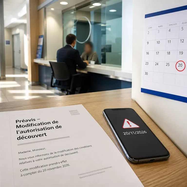 Les découverts bancaires encadrés : préavis, remboursement étalé et nouvelles obligations dès le 20 novembre 2026