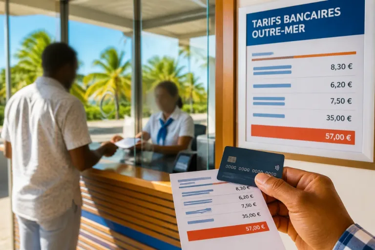 Les clients d'Outre‑mer paient encore davantage pour les services bancaires courants