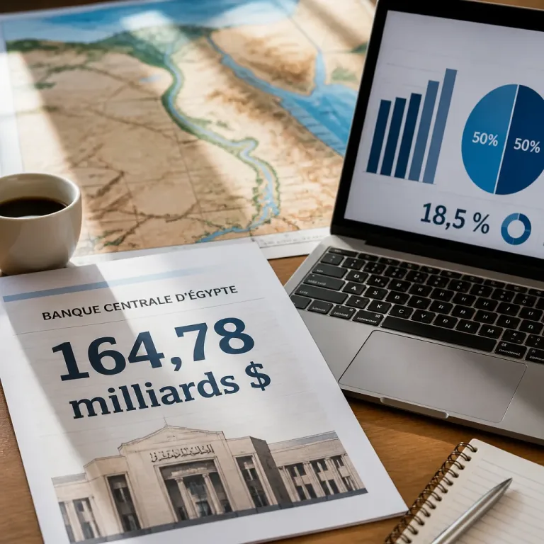 La dette extérieure de l'Égypte atteint 164,78 milliards de dollars en mars 2026