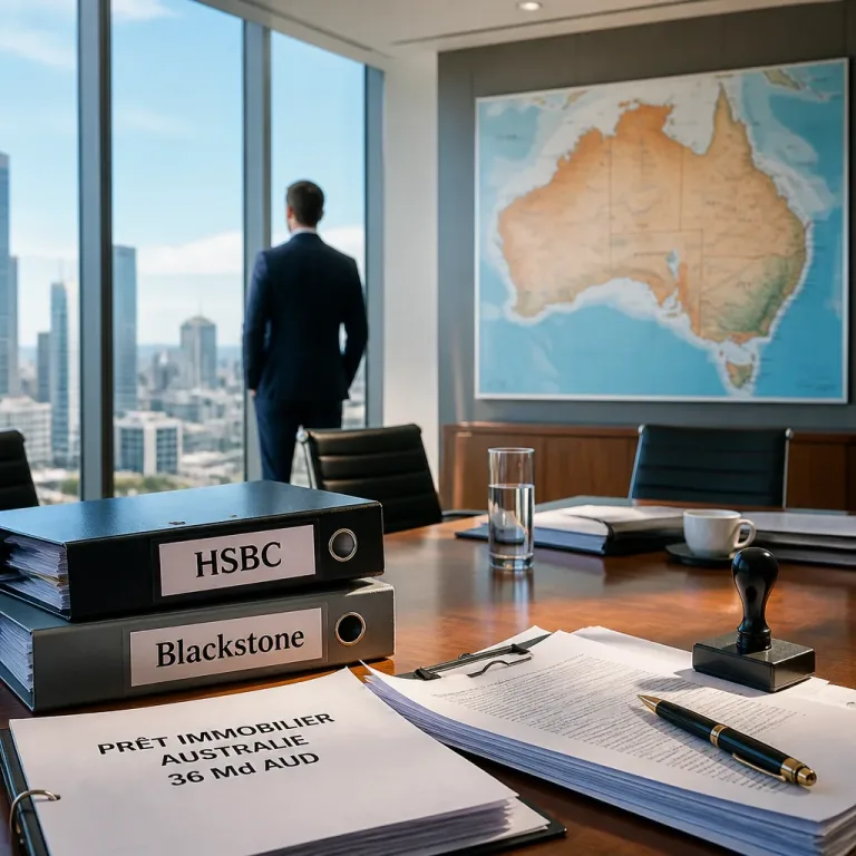 HSBC vend 36 Md$AUD de prêts australiens à Blackstone, une cession record qui redéfinit sa stratégie