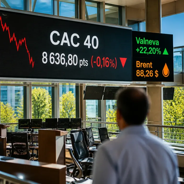 Le CAC 40 recule pour la quatrième séance tandis que le pétrole rebondit et Valneva s'envole