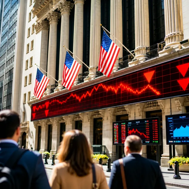 Wall Street recule; le secteur des semi‑conducteurs entraîne une correction généralisée