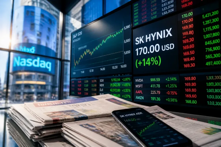 Le S&P 500 frôle son record, dopé par l'IPO géante de SK Hynix et l'attente des résultats trimestriels