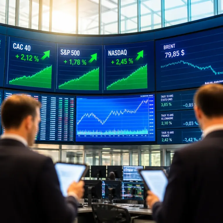 Indices mondiaux en records après un geste diplomatique qui fait chuter le cours du pétrole
