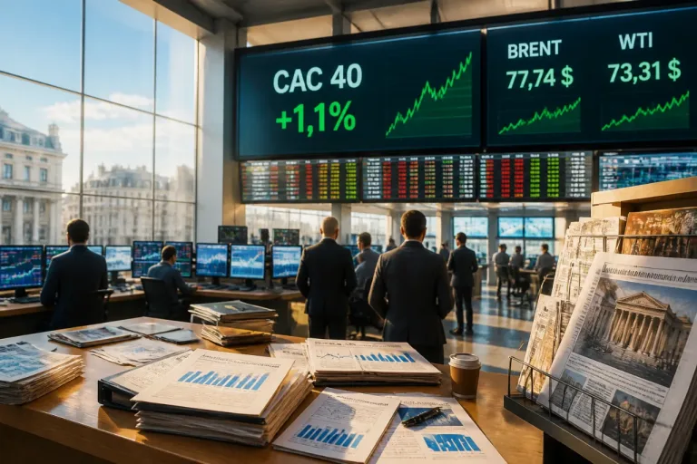Le CAC 40 attendu en forte hausse à l'ouverture, porté par la stabilisation du pétrole