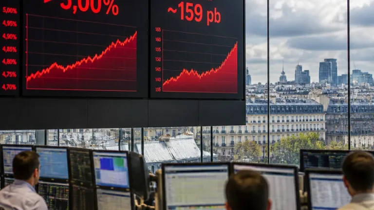 Le taux à 10 ans français franchit 5 % : la dette sous forte pression