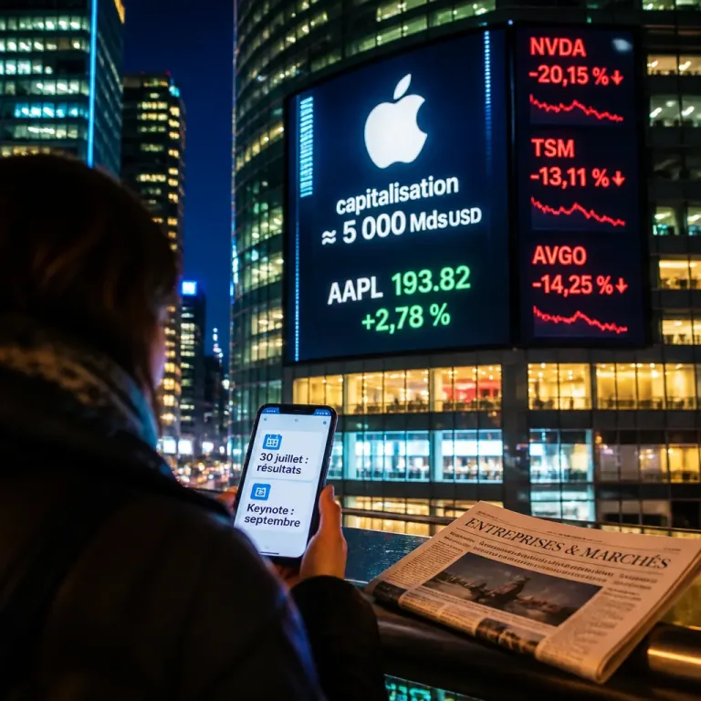 Apple redevient la première capitalisation de Wall Street, près de 5 000 MdsUSD