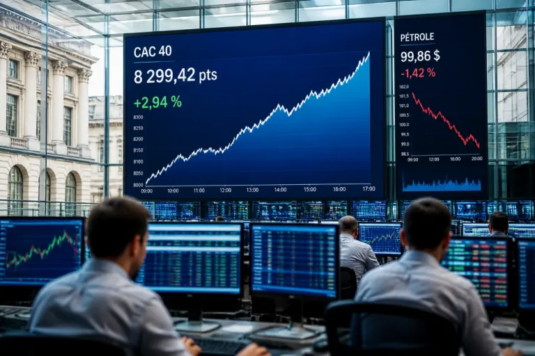 Rebond marqué du CAC 40 : retour de la prise de risque après un accord diplomatique pressenti