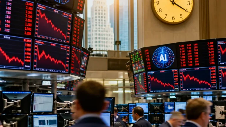 Wall Street termine la semaine en baisse sur fond d'incertitudes liées à l'IA