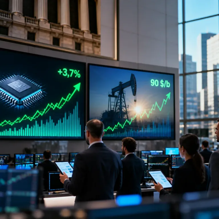 Rebond des semi‑conducteurs à Wall Street alors que la géopolitique fait remonter le pétrole