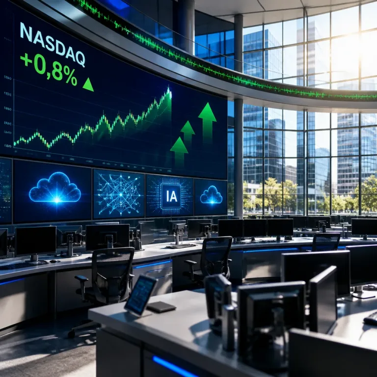 Wall Street grimpe, stimulée par l’IA et une inflation conforme aux attentes