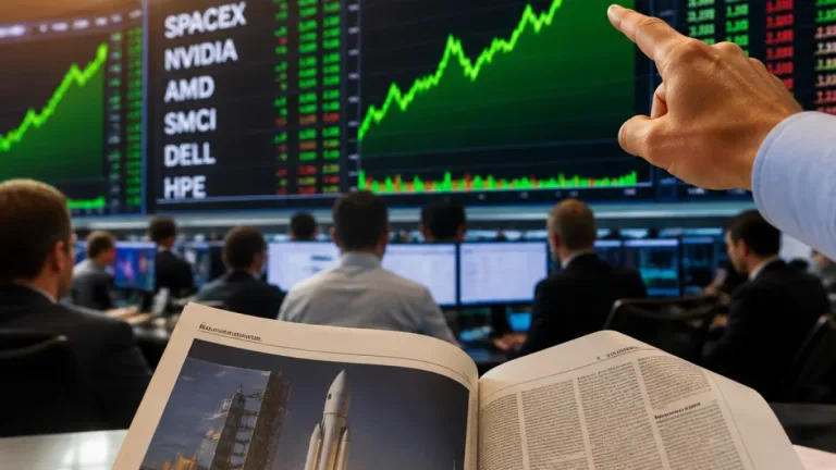 SpaceX publie ses premiers bénéfices et entraîne un rebond des valeurs liées à l'IA à Wall Street