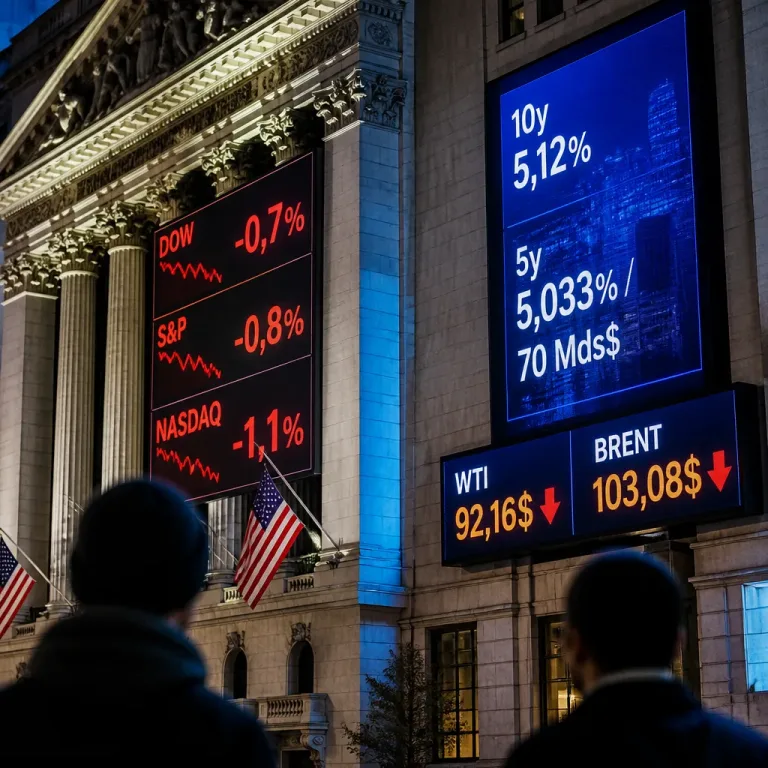 Wall Street replonge : la remontée des taux et du pétrole pèse sur les indices