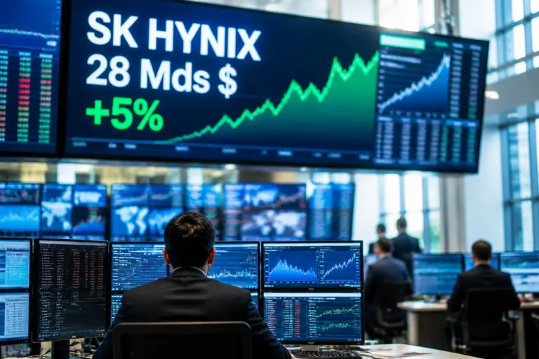 SK Hynix lève 28 milliards $ : une IPO sursouscrite plus de sept fois et une action en hausse