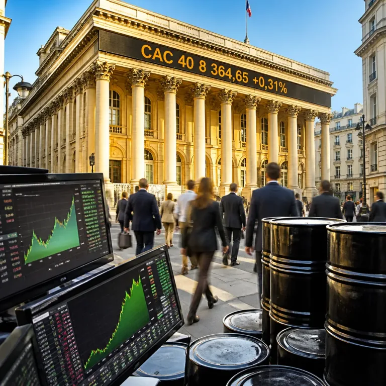 Le CAC 40 termine en léger gain alors que la reprise des tensions au Moyen‑Orient propulse le pétrole