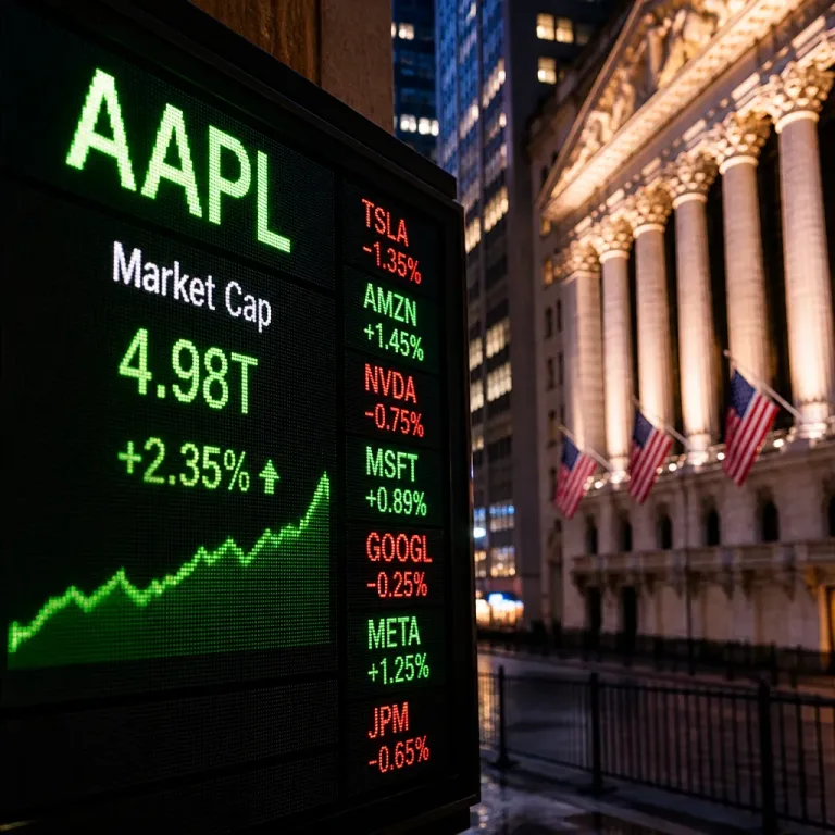 Apple retrouve la première place de Wall Street, près de 5 000 MdUSD de valorisation