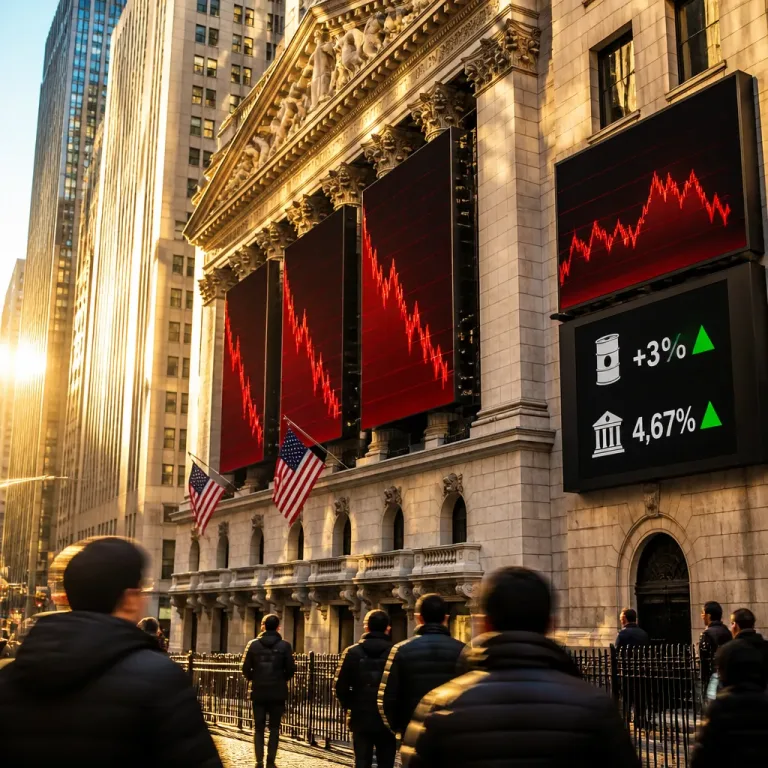 Wall Street replie après le regain de tension au Moyen‑Orient et la flambée du pétrole