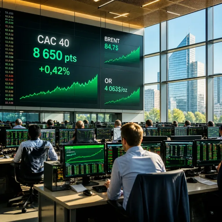 Le CAC 40 atteint un nouveau record à 8 650 points porté par la détente géopolitique