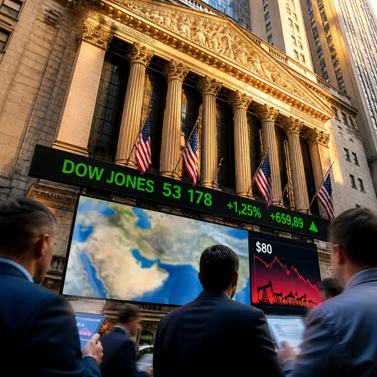 Dow Jones à un record historique, les marchés saluent la désescalade au Moyen-Orient