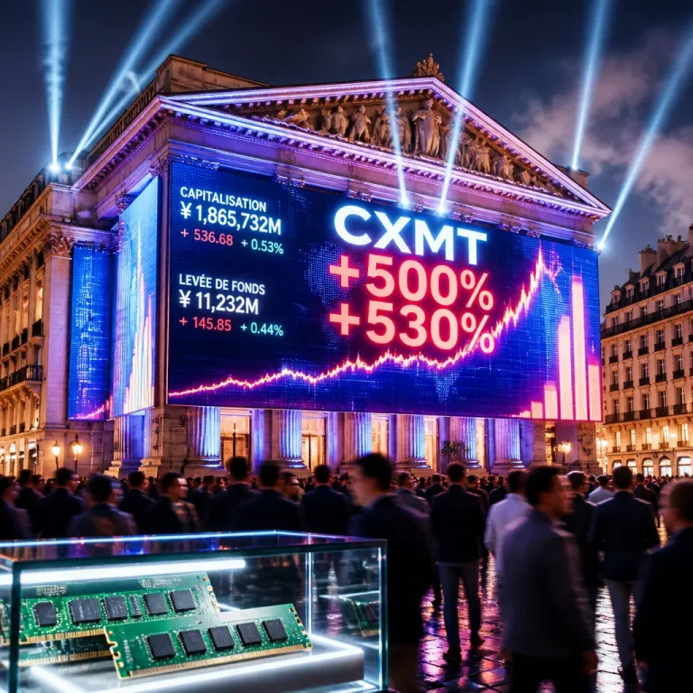 CXMT explose en Bourse, valorisation record et levée colossale propulsent la filière mémoire chinoise