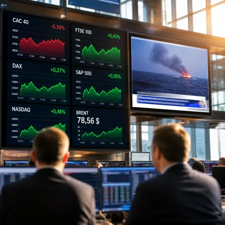 Bourses européennes hésitantes, Wall Street attendue en recul face à la montée des tensions au Moyen‑Orient