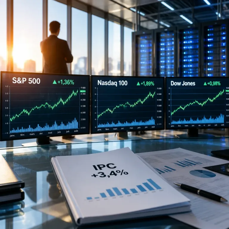 Les indices américains soutenus par l'IA et une inflation en léger repli