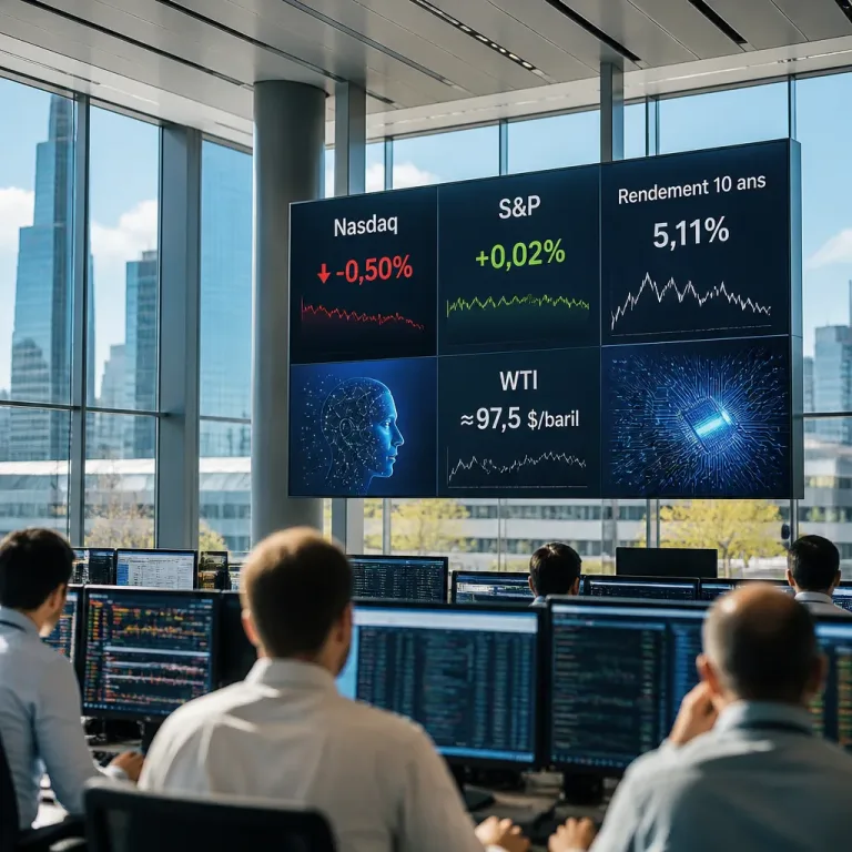 Wall Street hésite, l'IA pèse tandis que la Fed tempère les attentes de hausse des taux